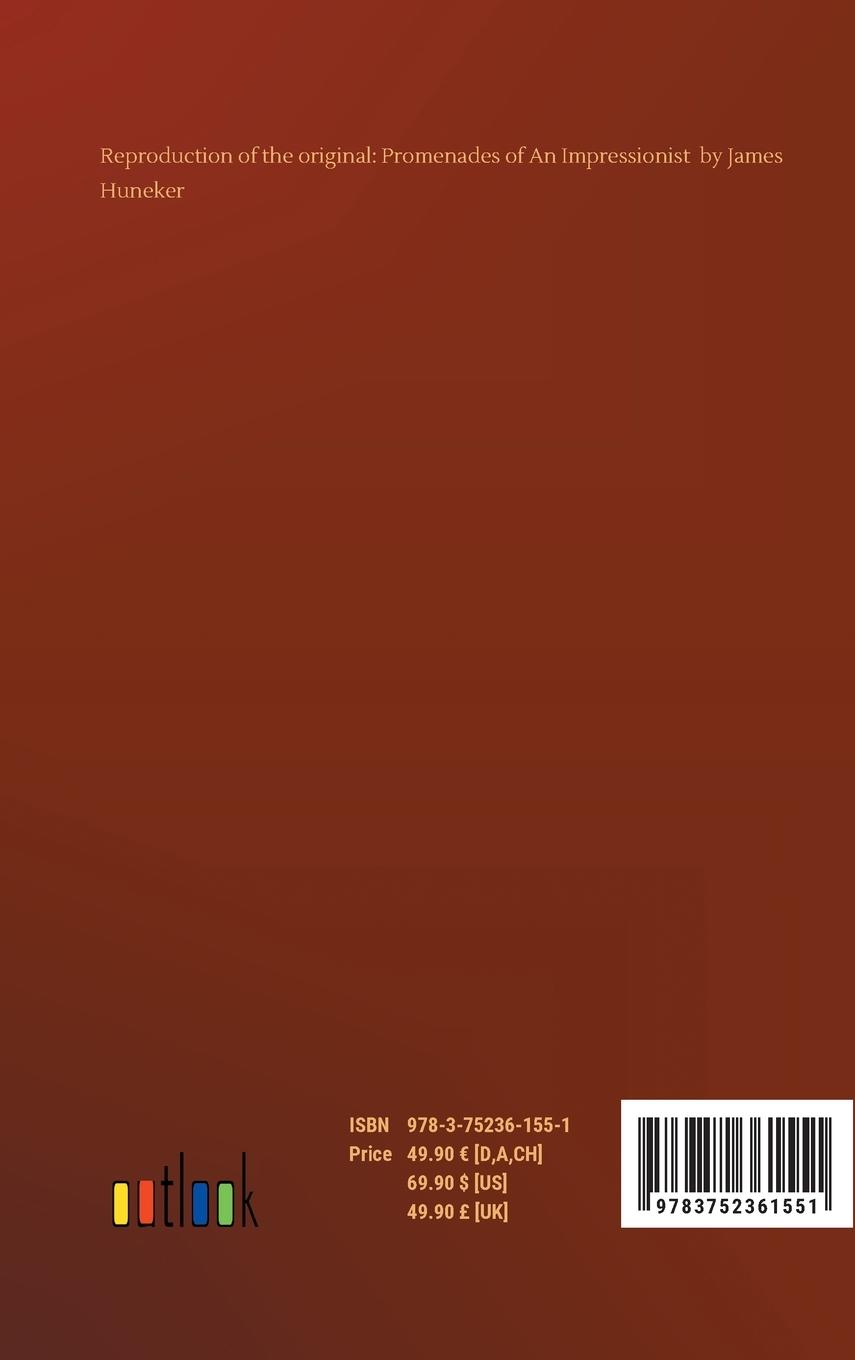 Rückseitencover Promenades of An Impressionist