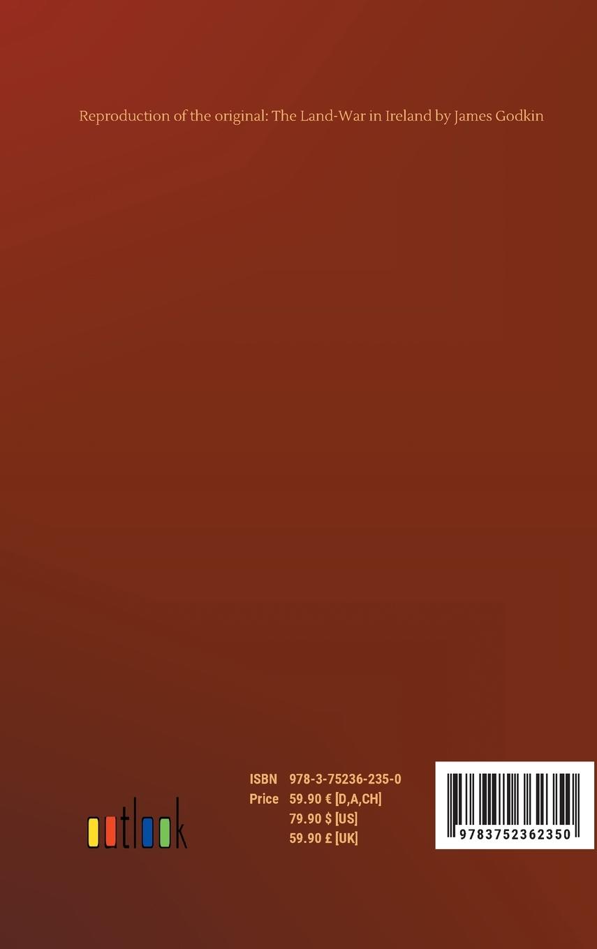 Rückseitencover The Land-War in Ireland