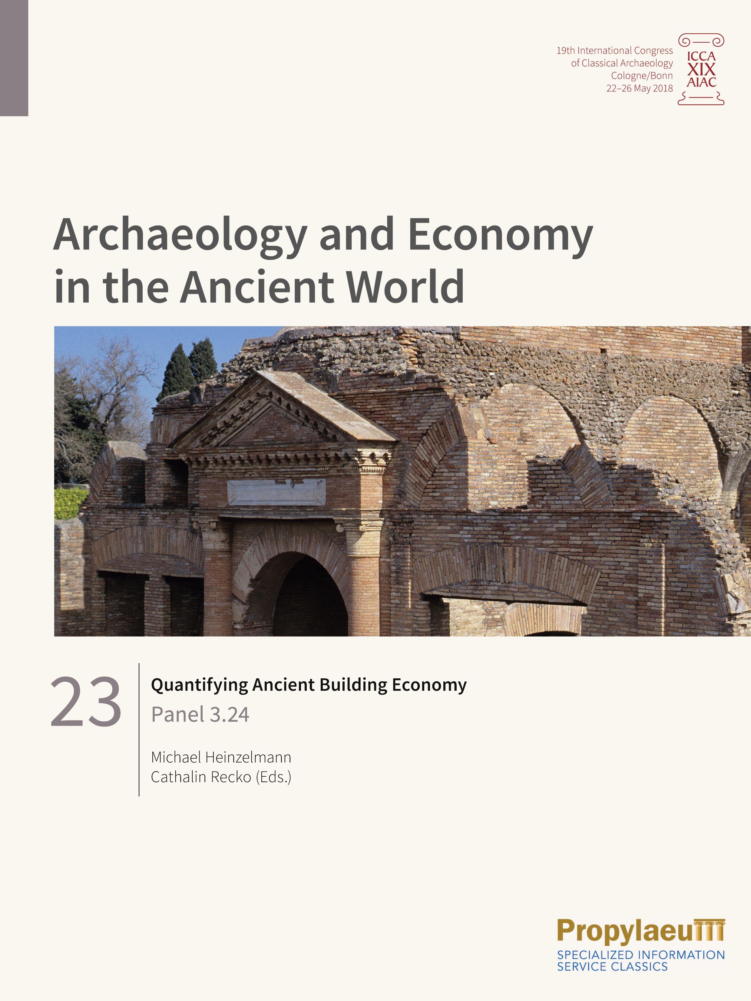 Vorderes Coverbild Quantifying Ancient Building Economy