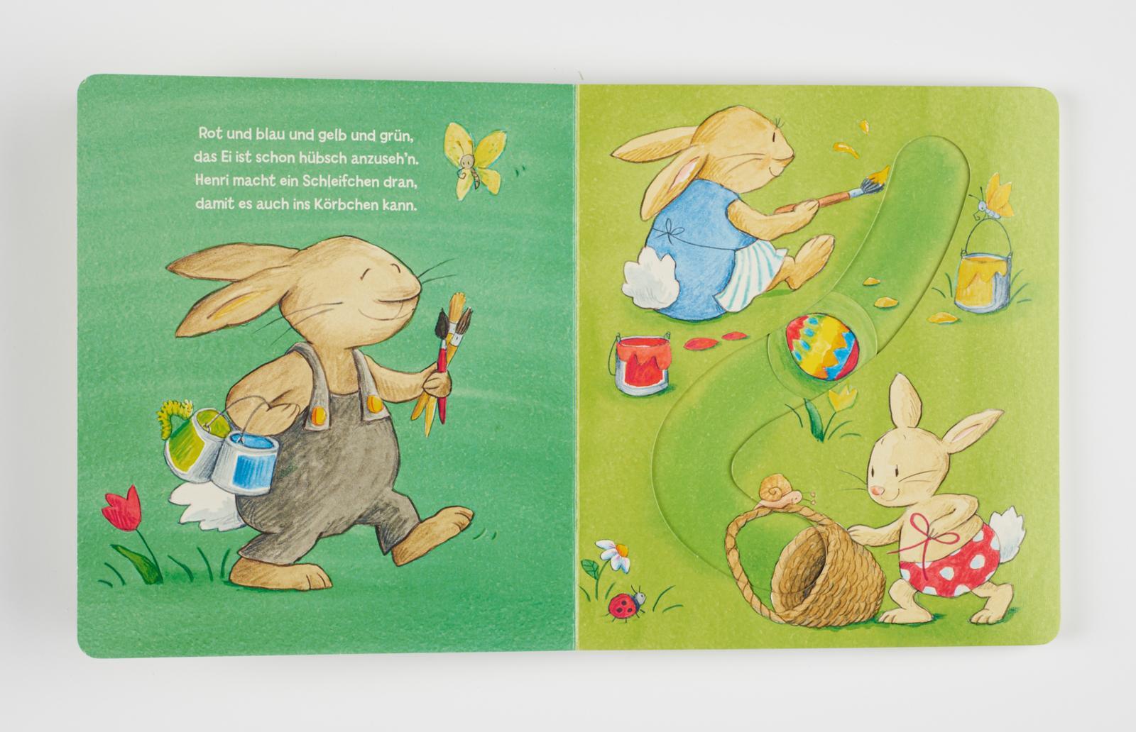 Beispielinhalt (Bild) Ei, Ei, Ei, was kullert da?