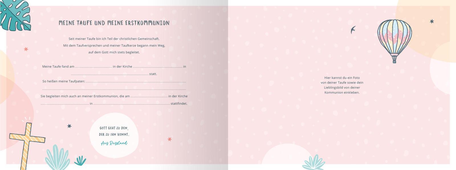 Beispielinhalt (Bild) Meine Kommunion