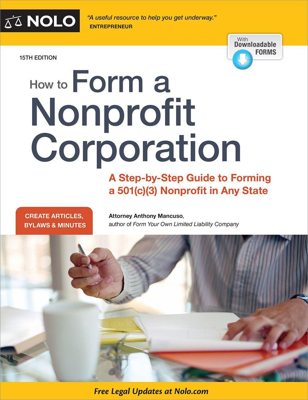 Vorderes Coverbild How to Form a Nonprofit Corporation (National Edition)