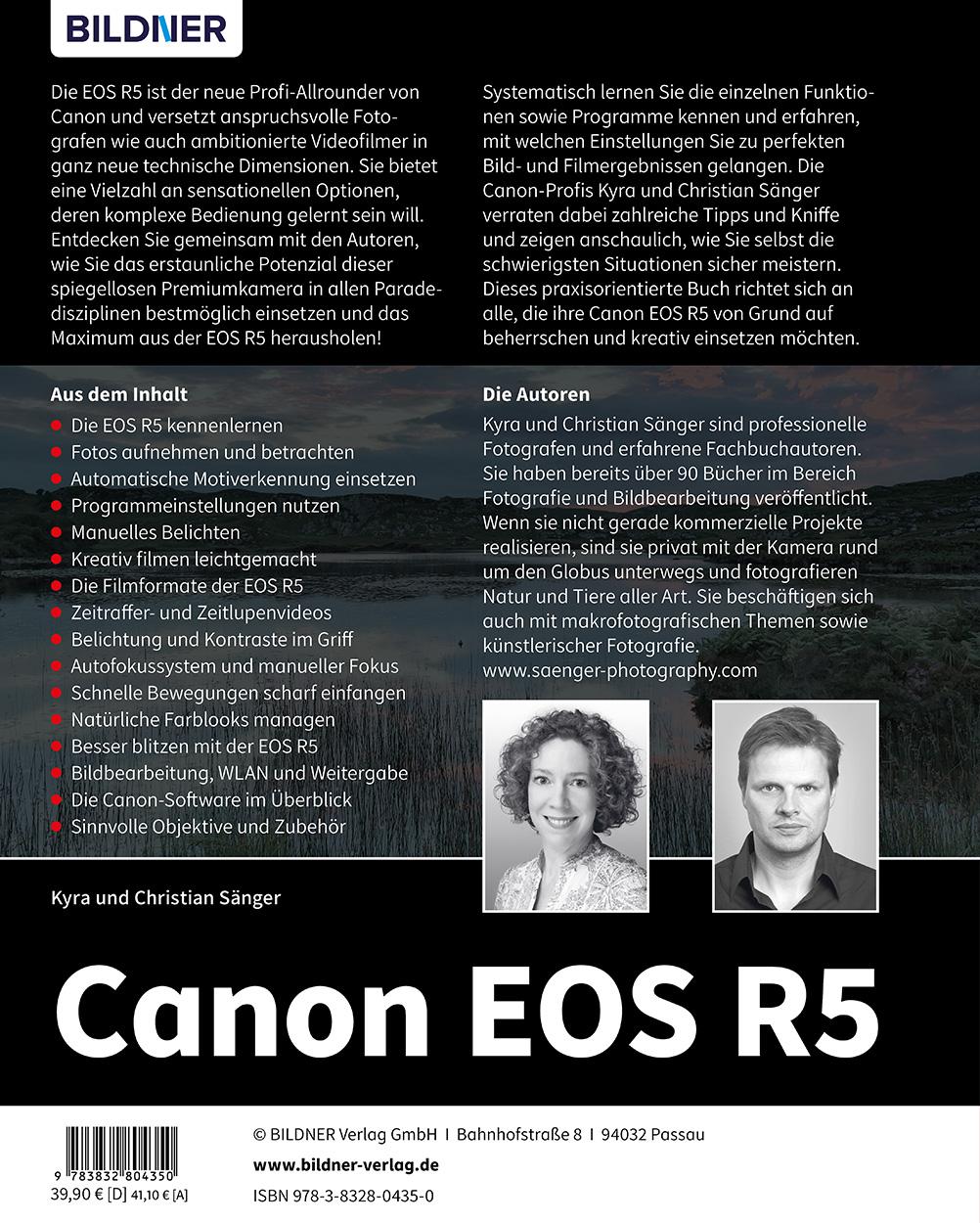 Rückseitencover Canon EOS R5