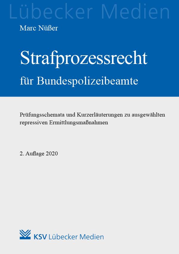 Vorderes Coverbild Strafprozessrecht für Bundespolizeibeamte