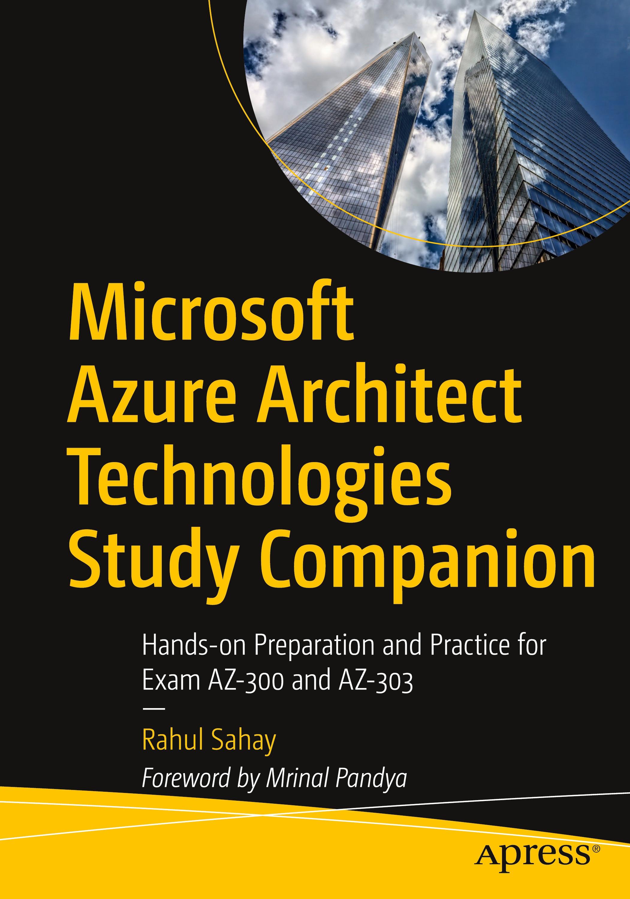 Vorderes Coverbild Microsoft Azure Architect Technologies Study Companion