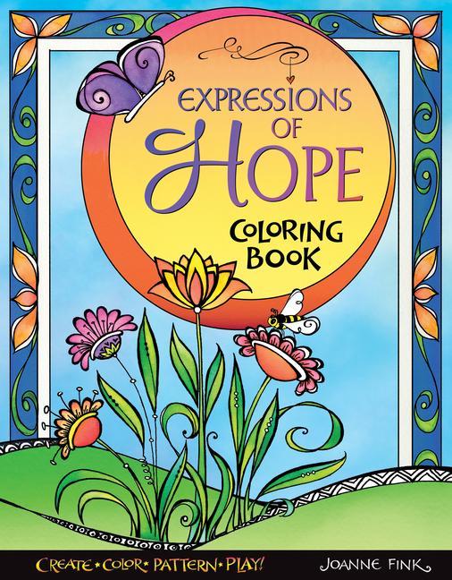 Vorderes Coverbild Expressions of Hope Coloring Book