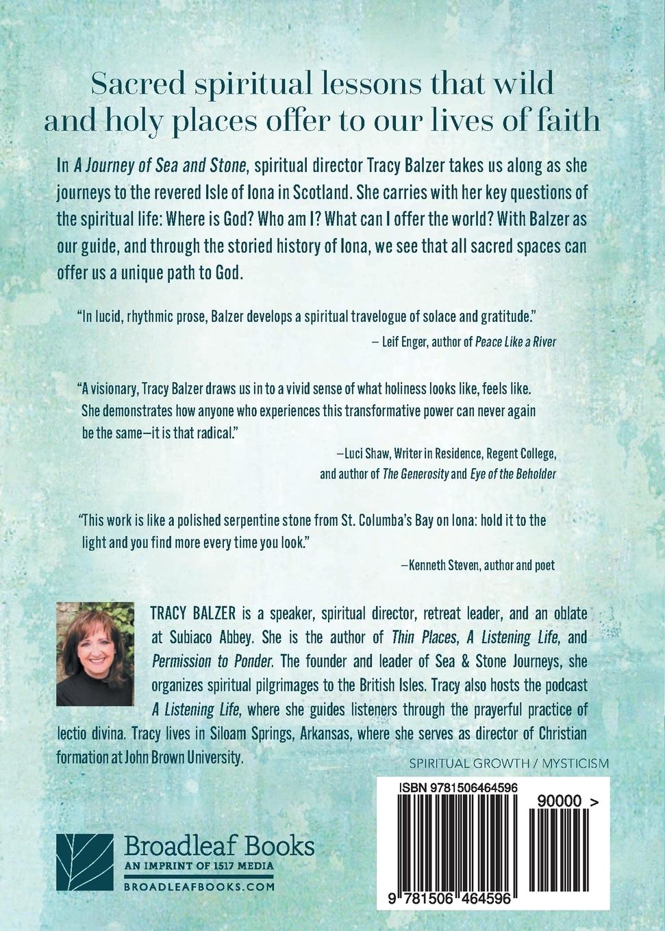 Rückseitencover A Journey of Sea and Stone