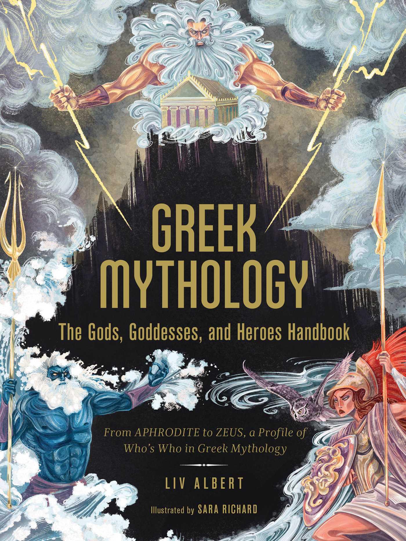 Vorderes Coverbild Greek Mythology: The Gods, Goddesses, and Heroes Handbook