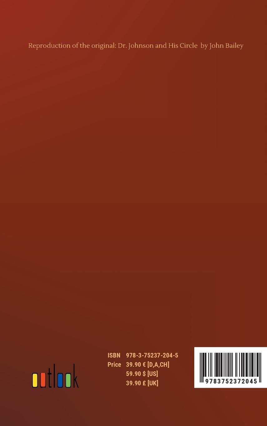 Rückseitencover Dr. Johnson and His Circle