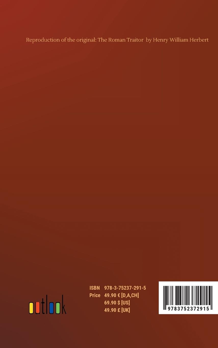 Rückseitencover The Roman Traitor