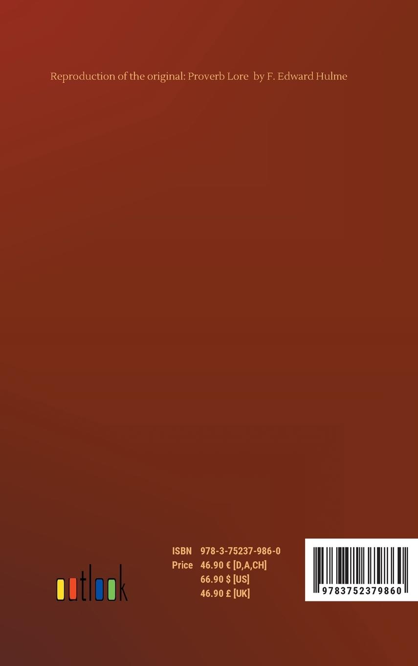 Rückseitencover Proverb Lore