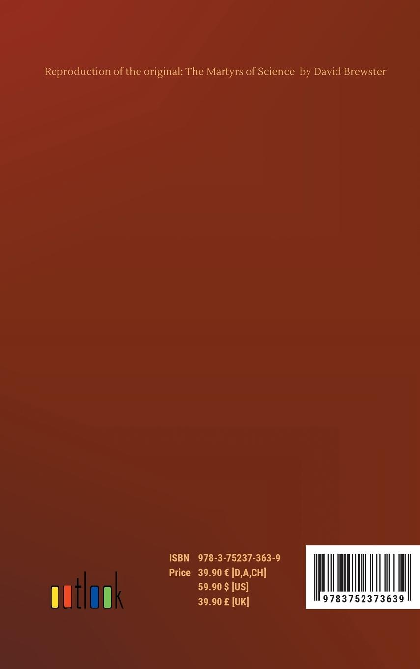 Rückseitencover The Martyrs of Science