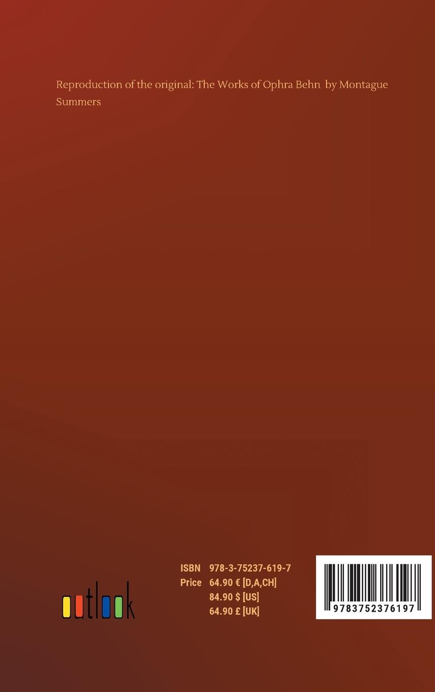 Rückseitencover The Works of Ophra Behn