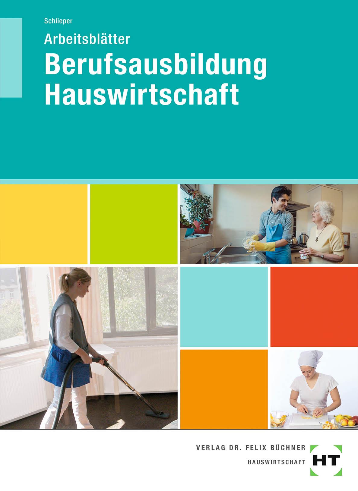 Vorderes Coverbild Berufsausbildung Hauswirtschaft. Arbeitsblätter