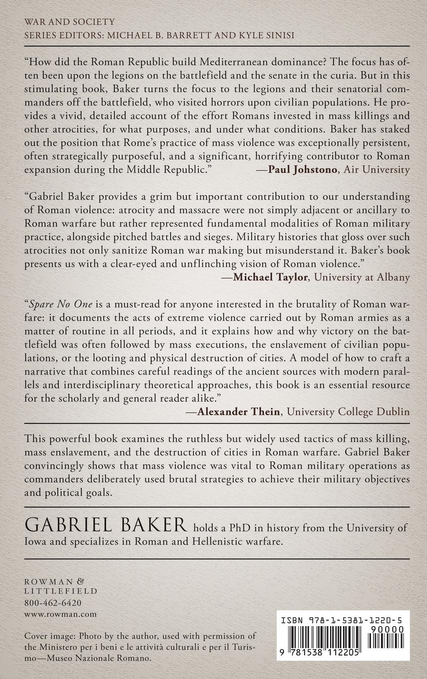 Rückseitencover Spare No One