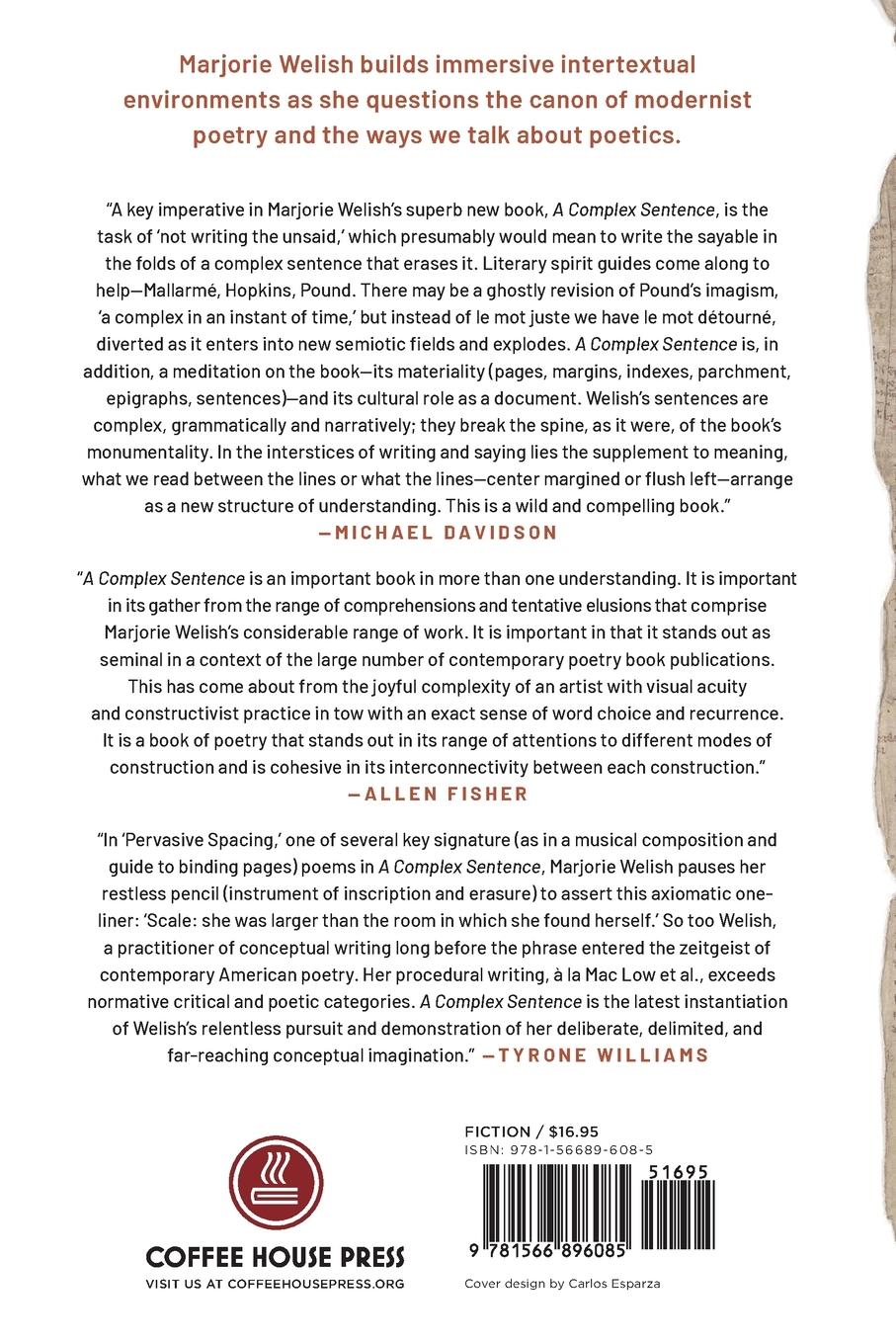 Rückseitencover A Complex Sentence