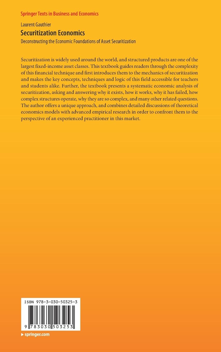 Rückseitencover Securitization Economics