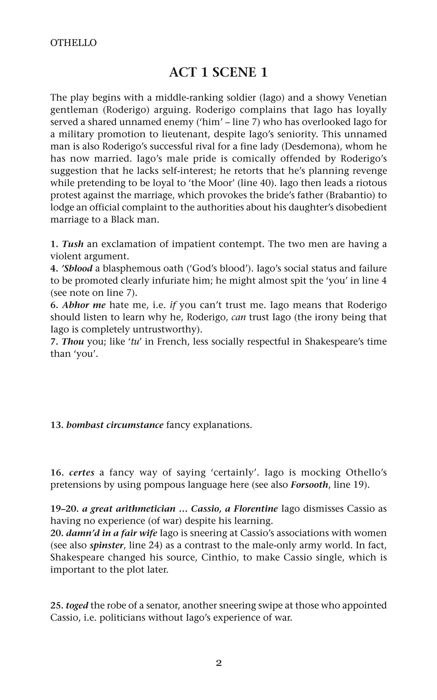 Beispielinhalt (Bild) Othello