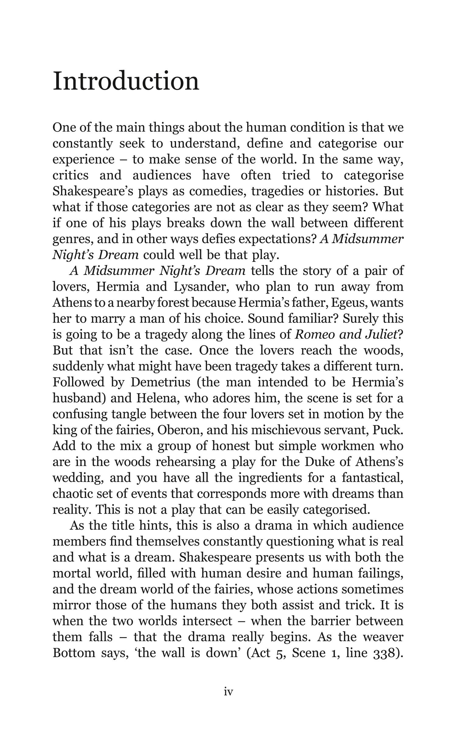 Beispielinhalt (Bild) A Midsummer Night's Dream