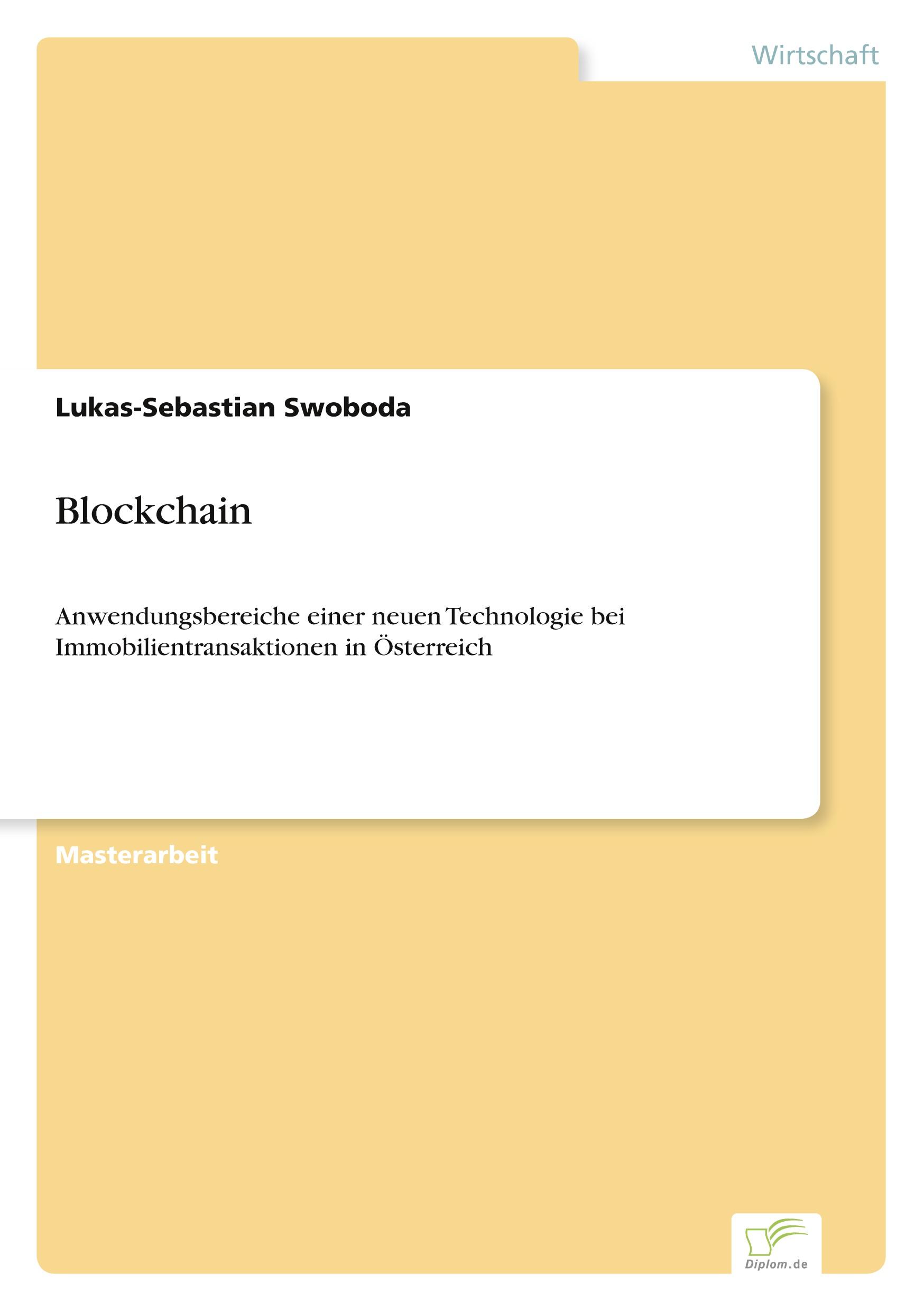 Vorderes Coverbild Blockchain