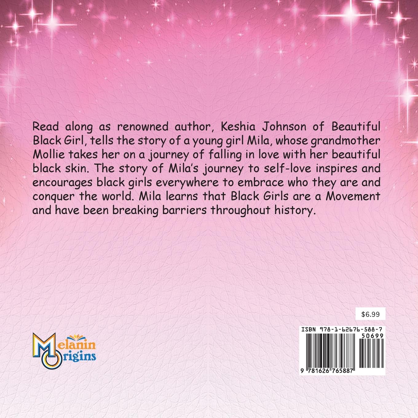 Rückseitencover Beautiful Black Girl Coloring Book