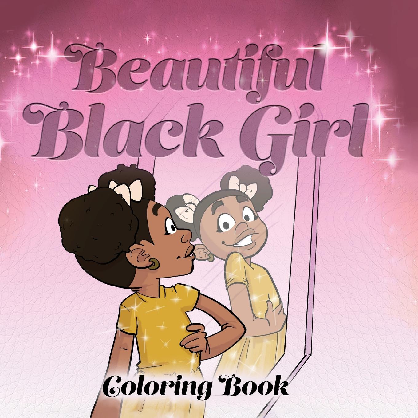 Vorderes Coverbild Beautiful Black Girl Coloring Book