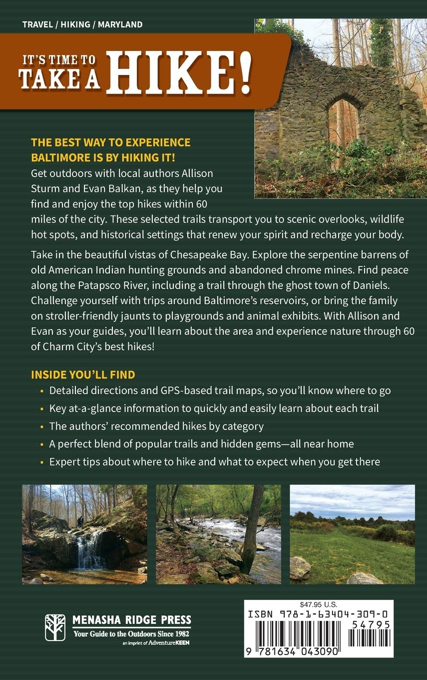 Rückseitencover 60 Hikes Within 60 Miles: Baltimore