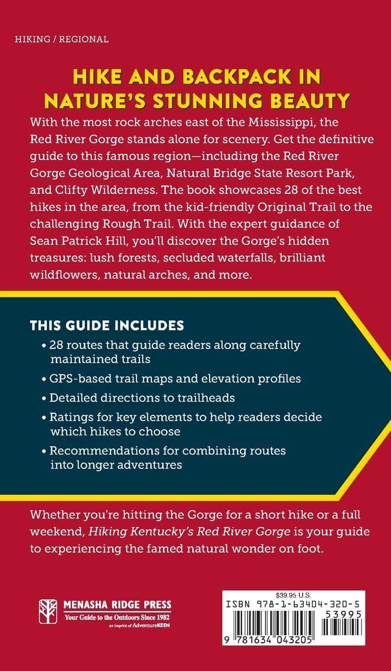 Rückseitencover Hiking Kentucky's Red River Gorge