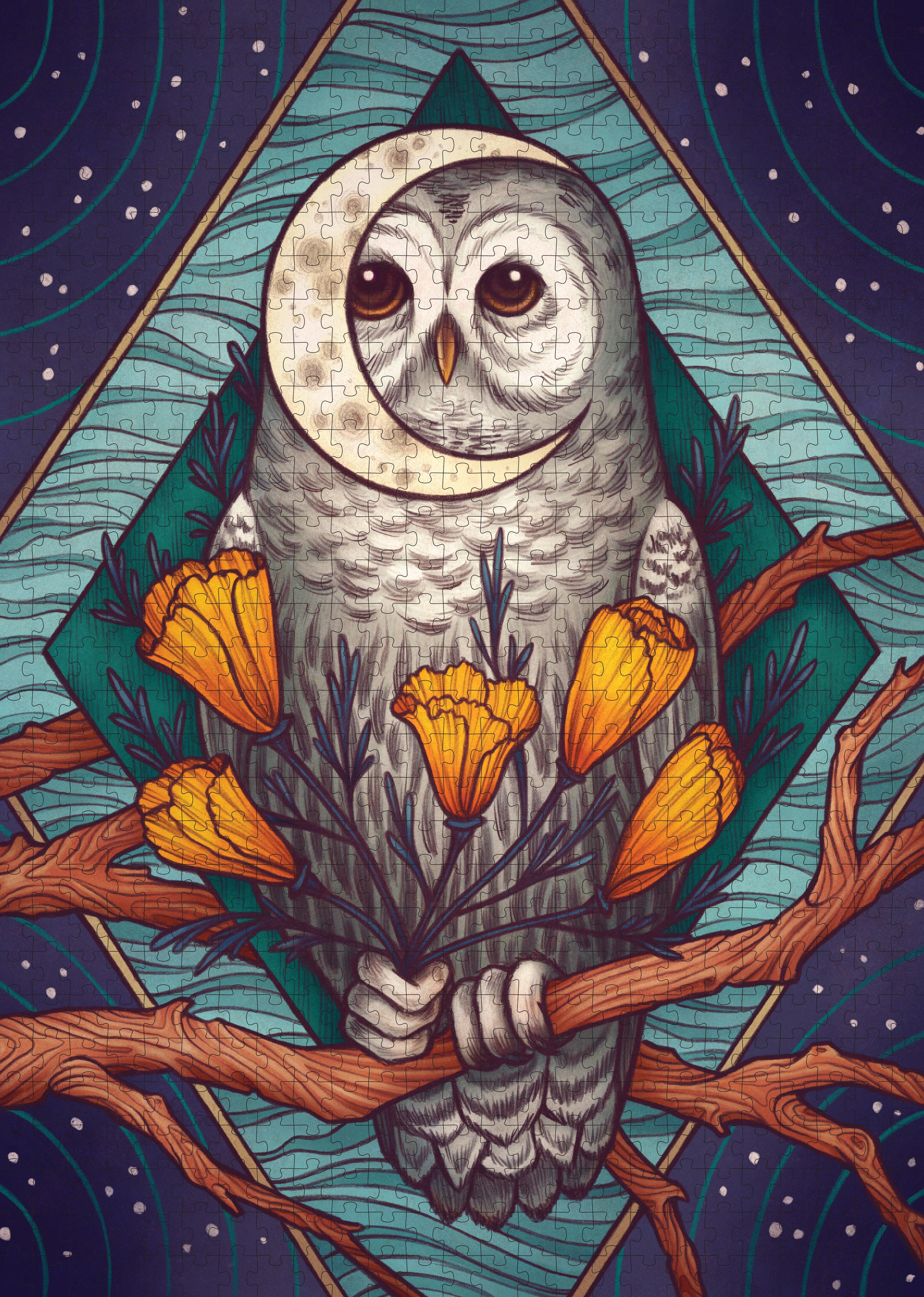 Beispielinhalt (Bild) The Illustrated Herbiary Puzzle: California Poppy (750 Pieces)