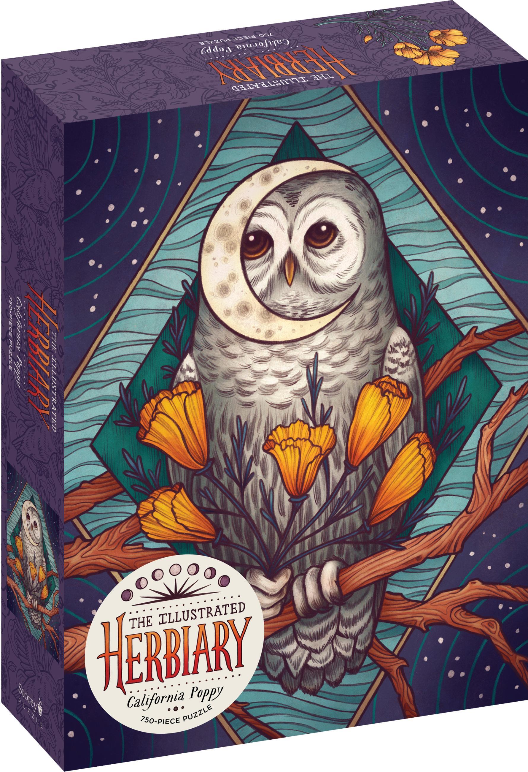 Vorderes Coverbild The Illustrated Herbiary Puzzle: California Poppy (750 Pieces)