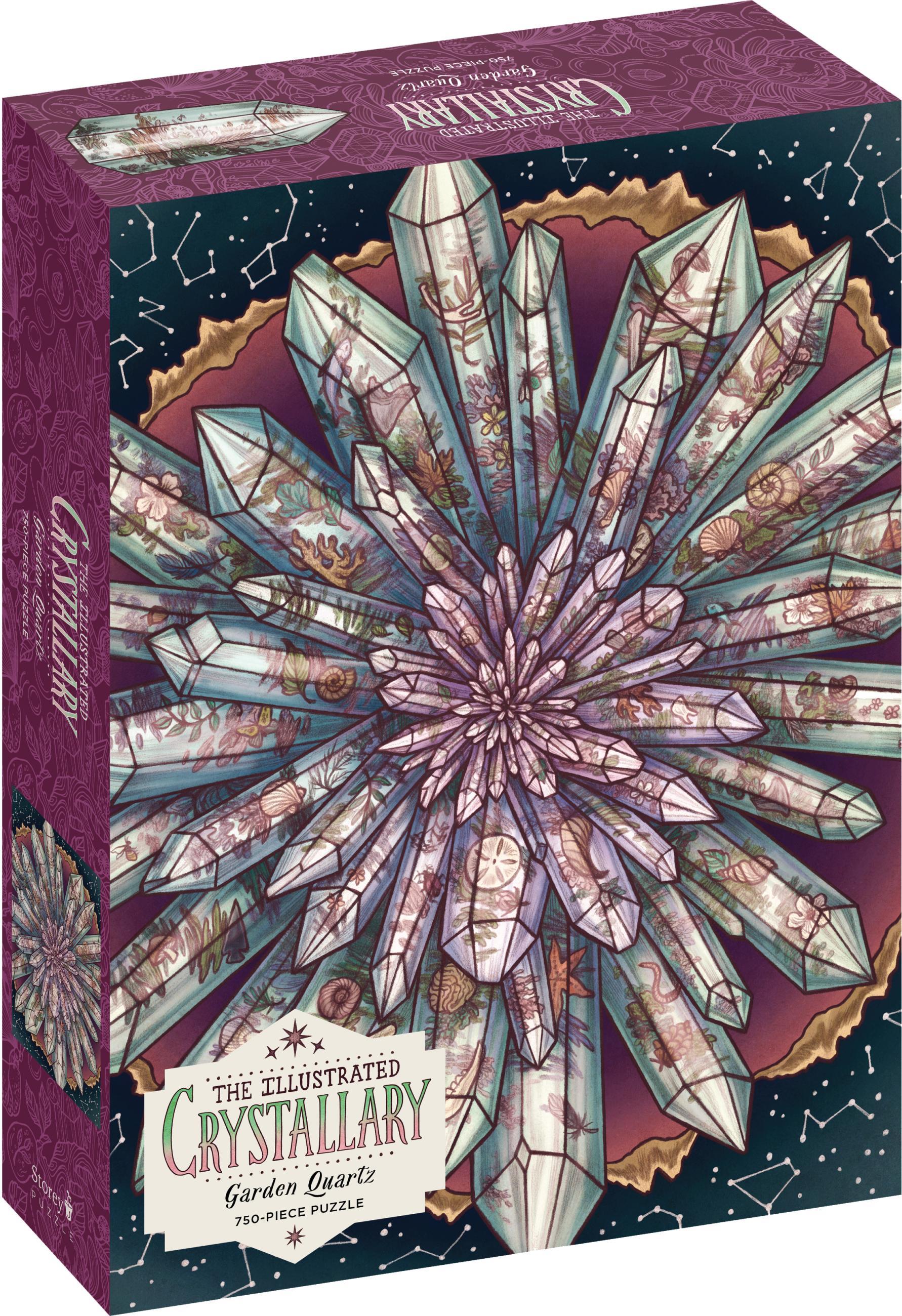 Vorderes Coverbild The Illustrated Crystallary Puzzle: Garden Quartz (750 Pieces)