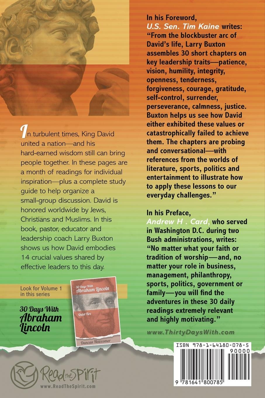 Rückseitencover Thirty Days With King David