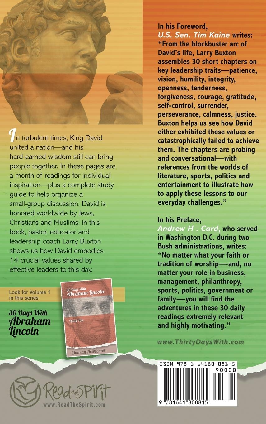 Rückseitencover Thirty Days With King David