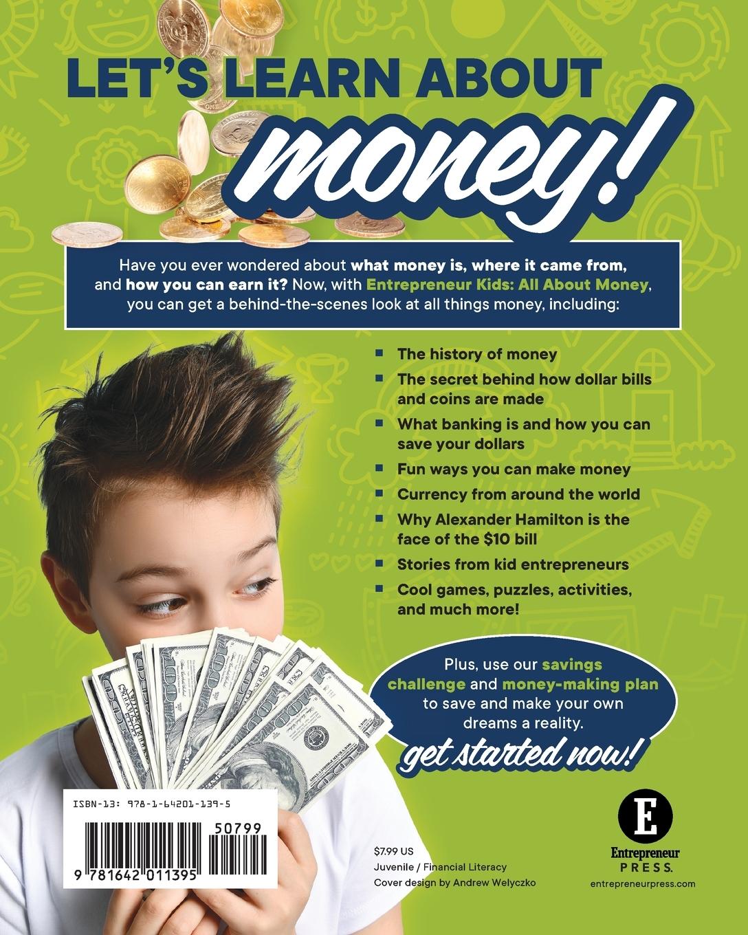 Rückseitencover Entrepreneur Kids: All about Money