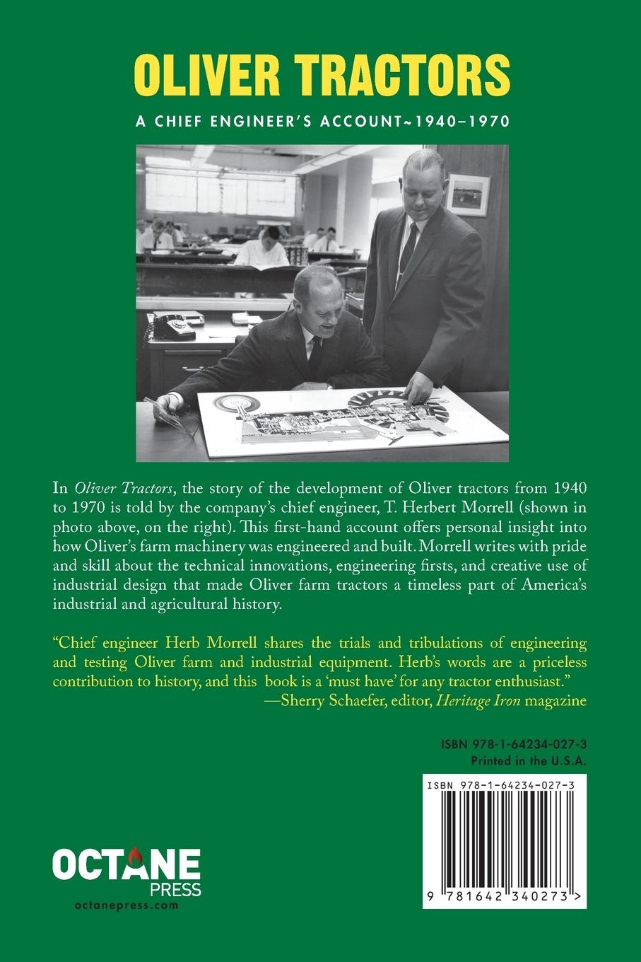 Rückseitencover Oliver Tractors 1940-1960