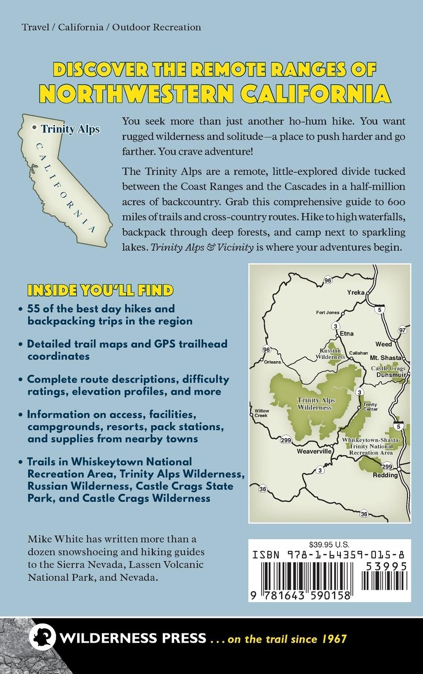 Rückseitencover Trinity Alps & Vicinity: Including Whiskeytown, Russian Wilderness, and Castle Crags Areas
