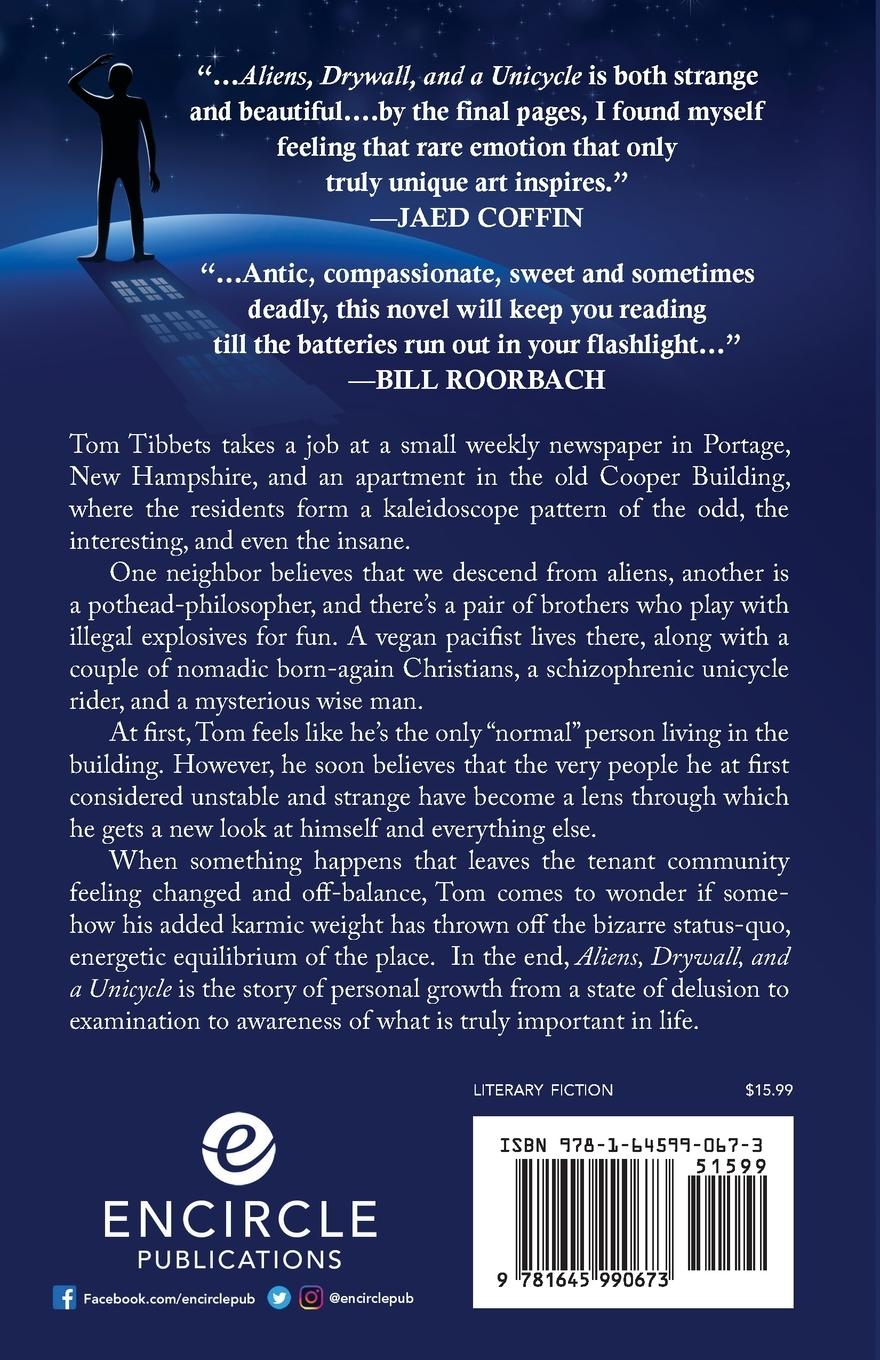 Rückseitencover Aliens, Drywall, and a Unicycle