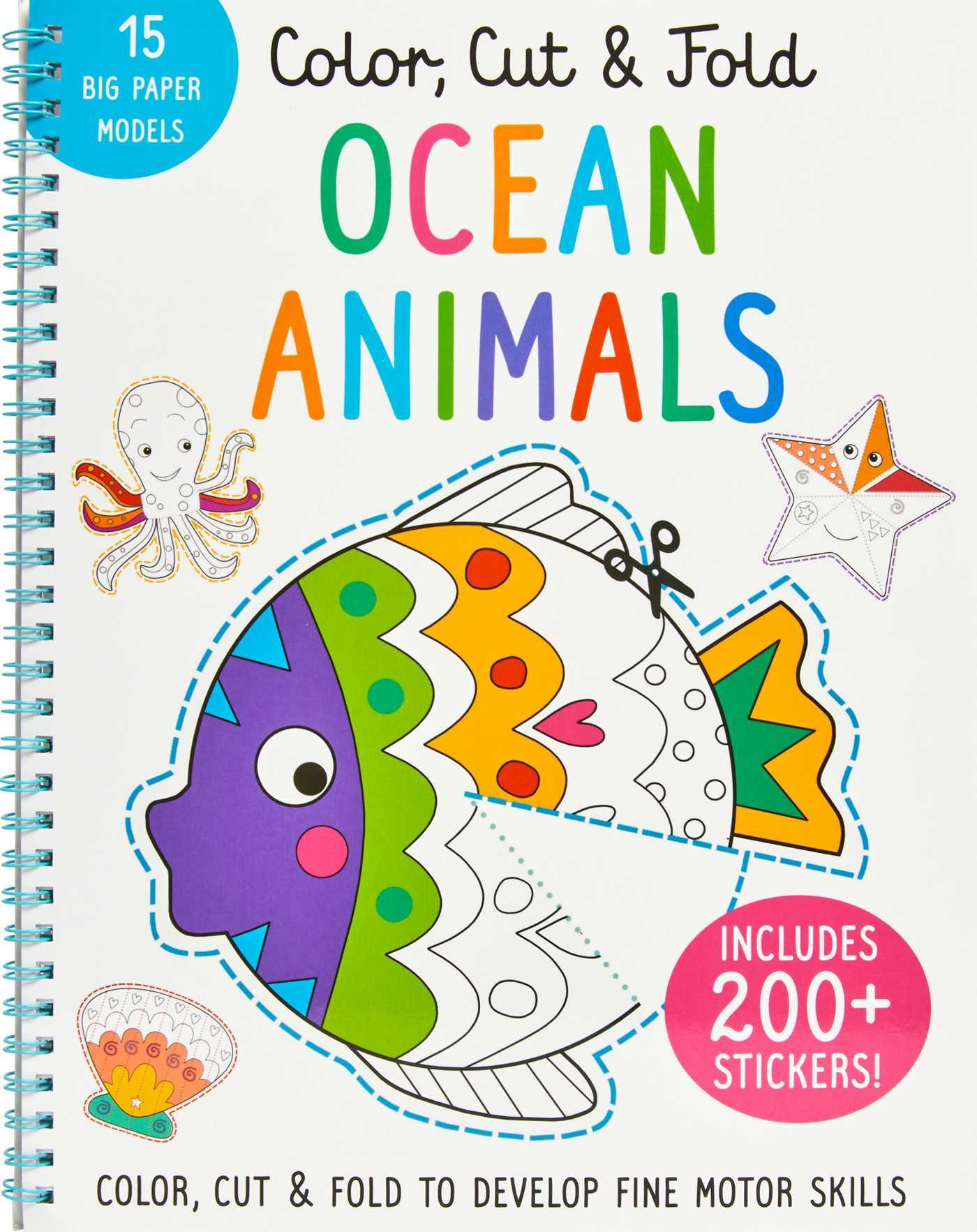 Vorderes Coverbild Color, Cut, and Fold: Ocean Animals