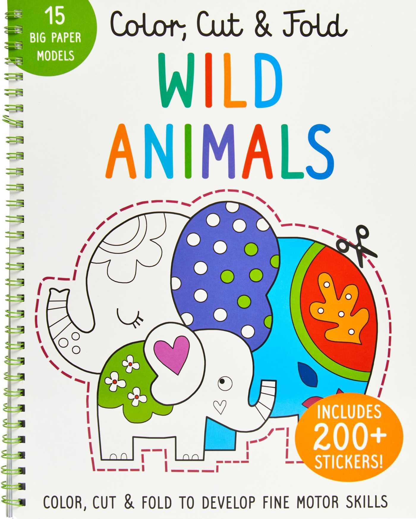Vorderes Coverbild Color, Cut, and Fold: Wild Animals