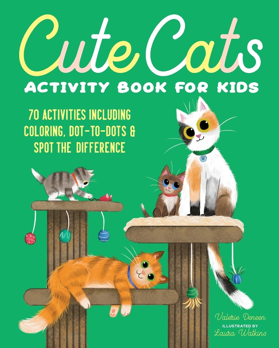Vorderes Coverbild Cute Cats Activity Book for Kids