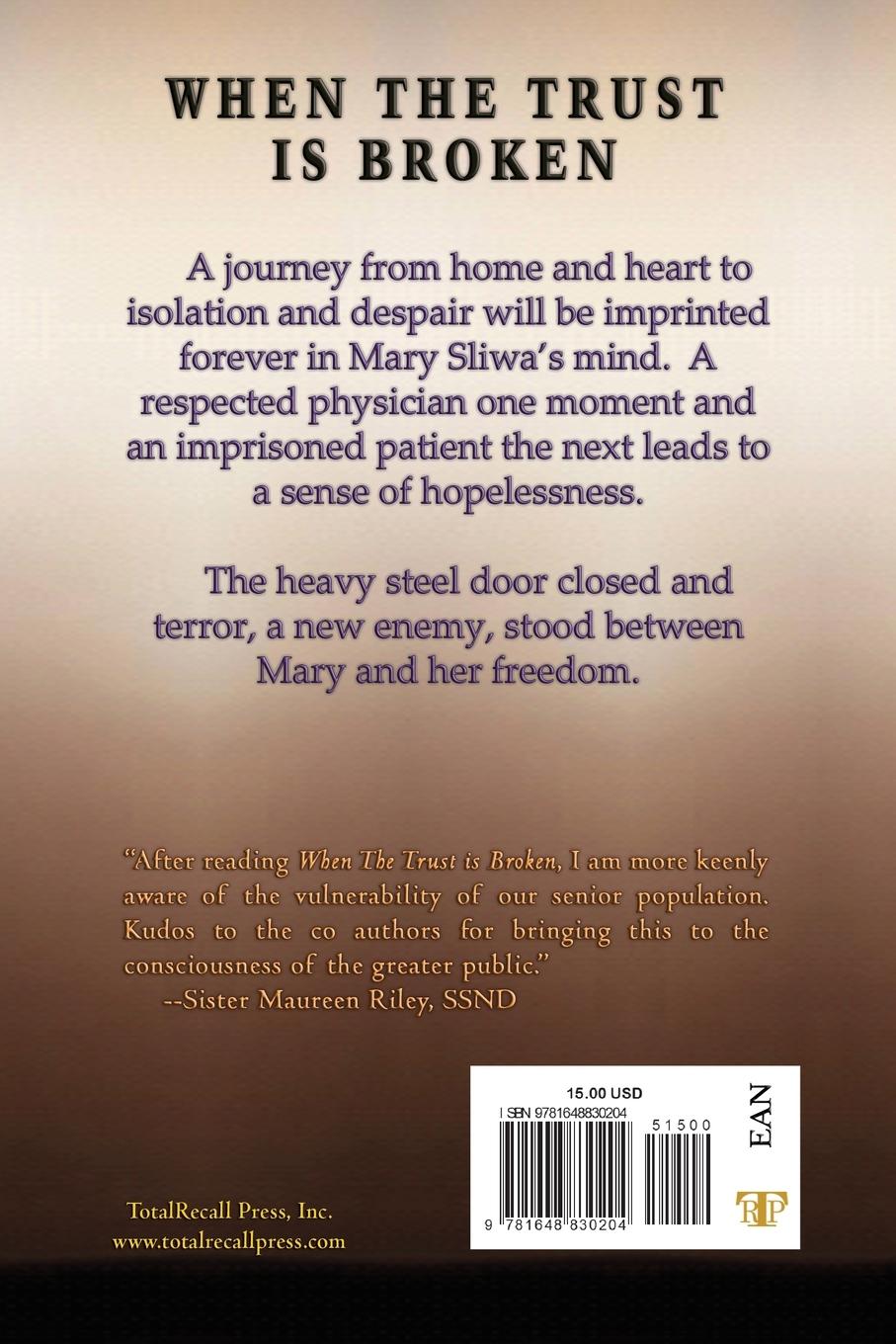 Rückseitencover When Trust is Broken