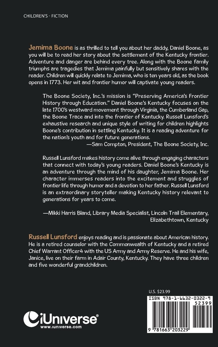 Rückseitencover Daniel Boone's Kentucky