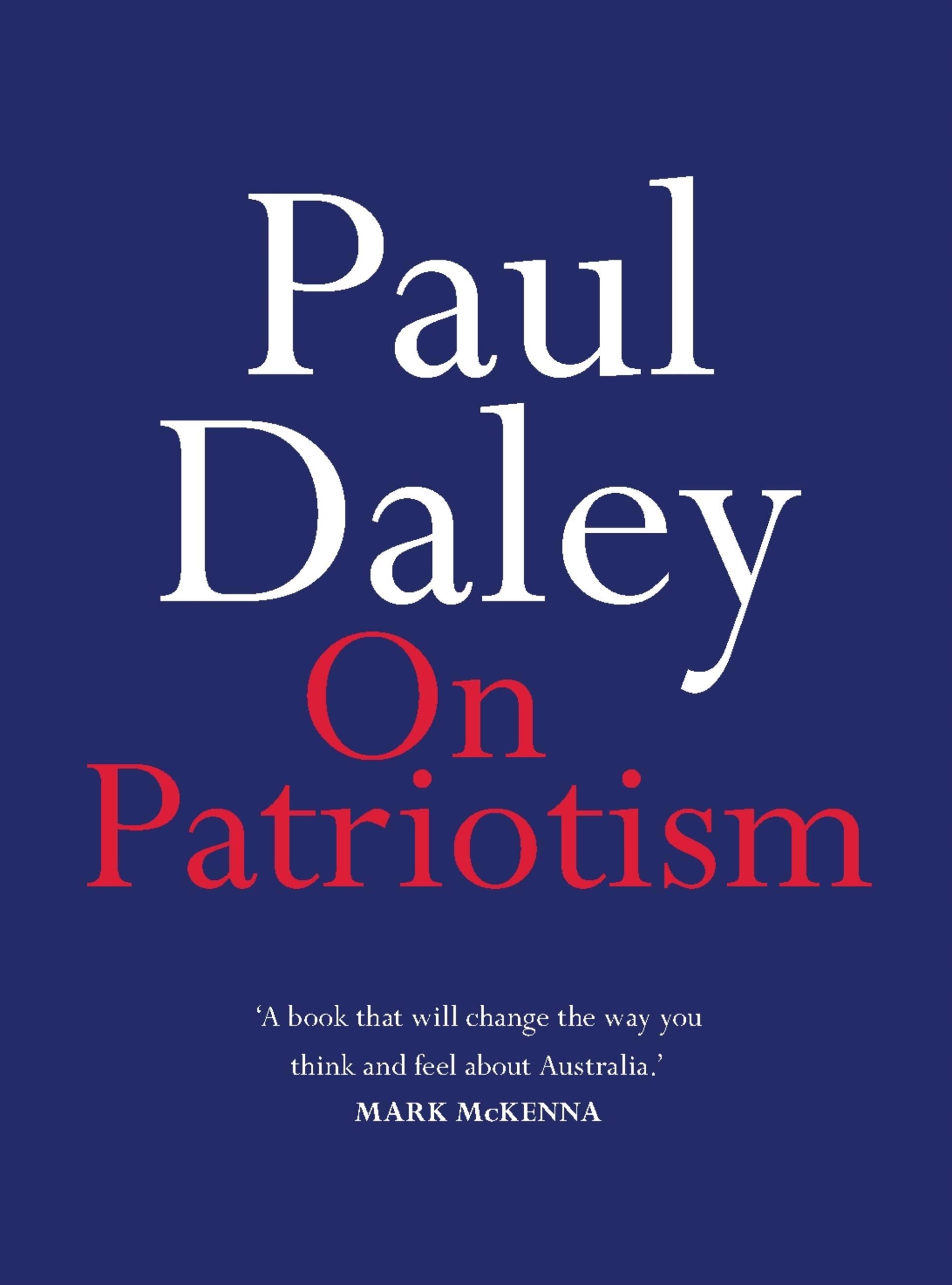 Vorderes Coverbild On Patriotism