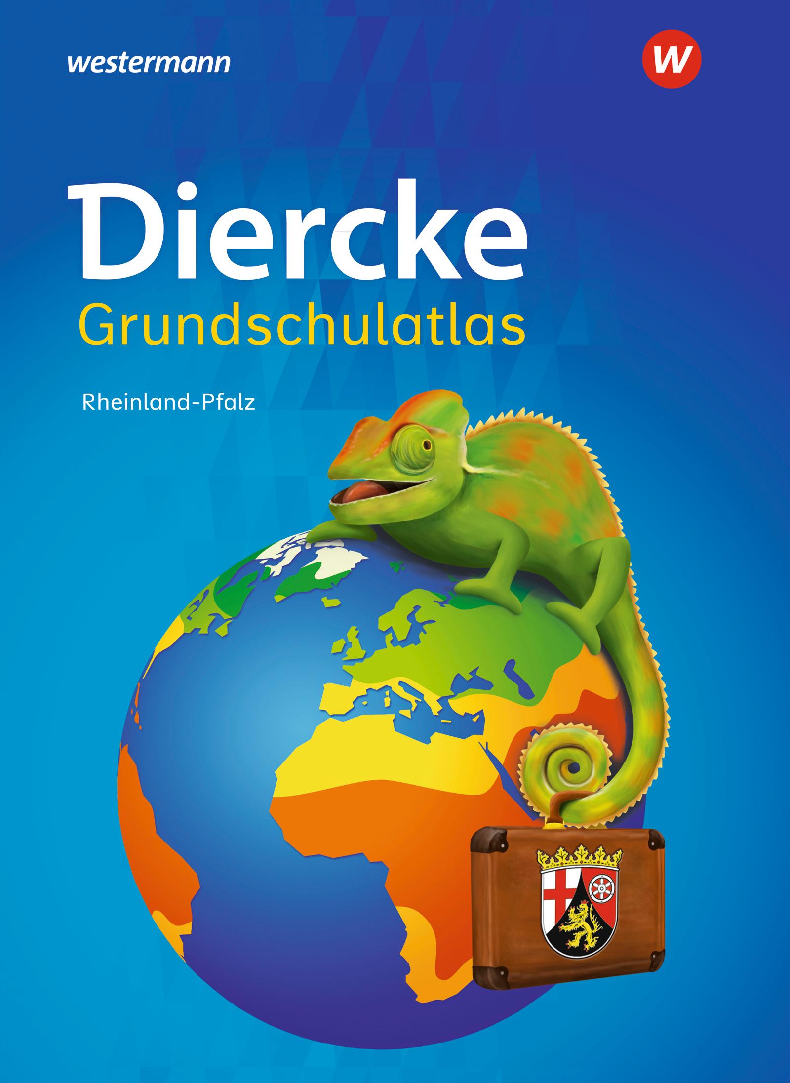 Vorderes Coverbild Diercke Grundschulatlas. Ausgabe 2021 für Rheinland-Pfalz
