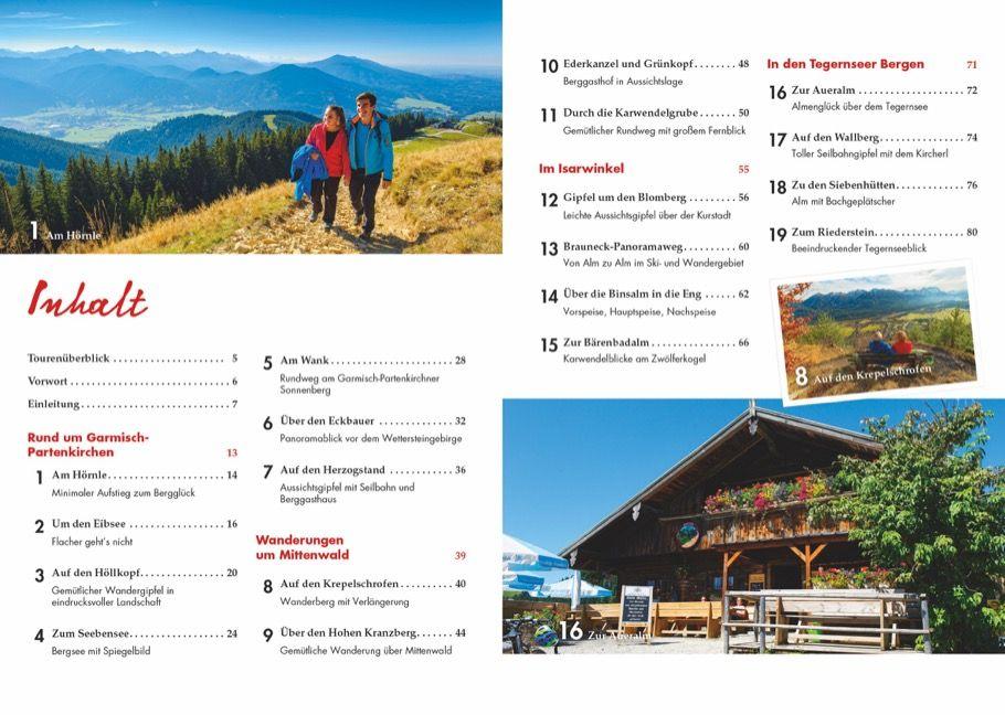 Beispielinhalt (Bild) Die Bayerischen Hausberge für Wandermuffel