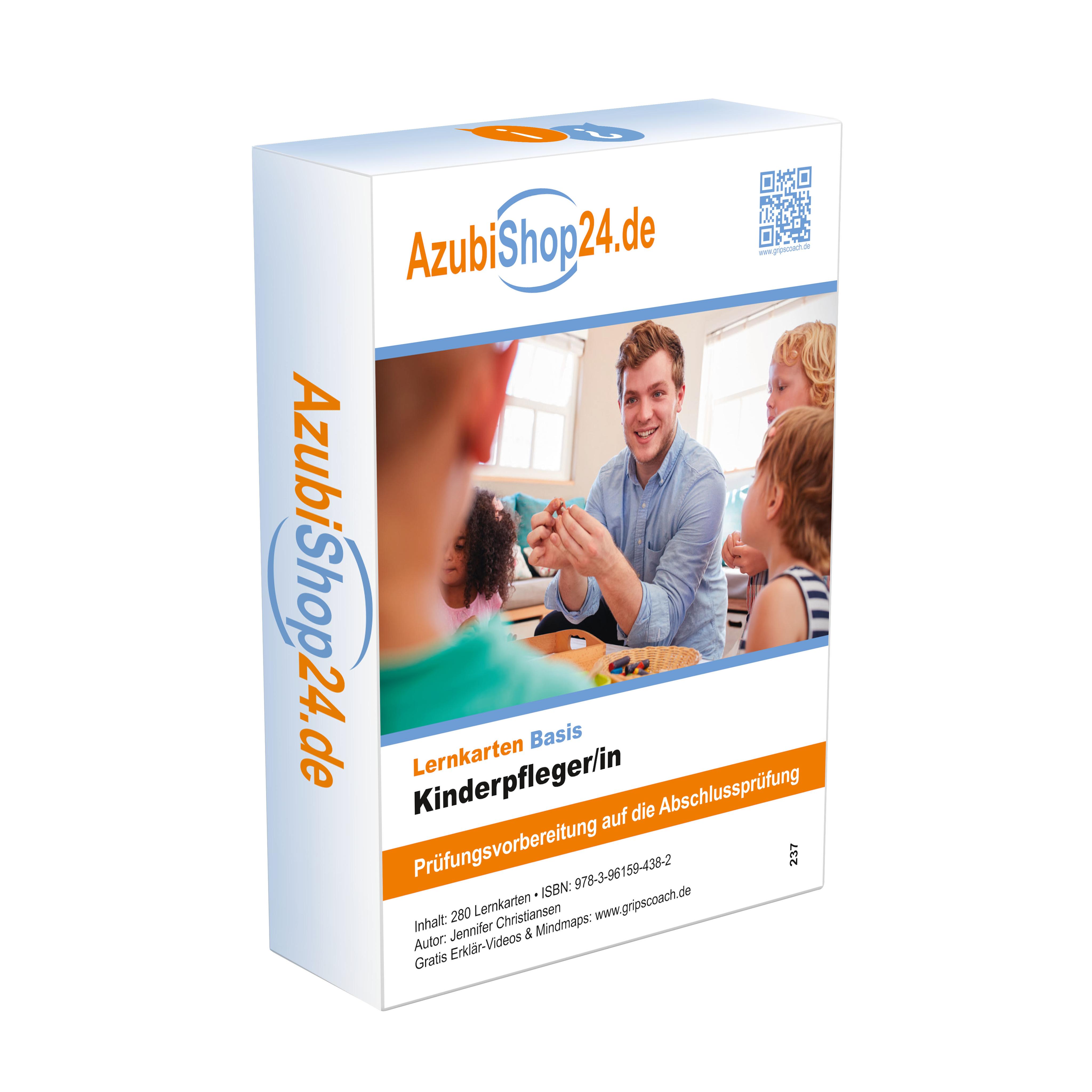 Vorderes Coverbild Lernkarten Kinderpfleger /in