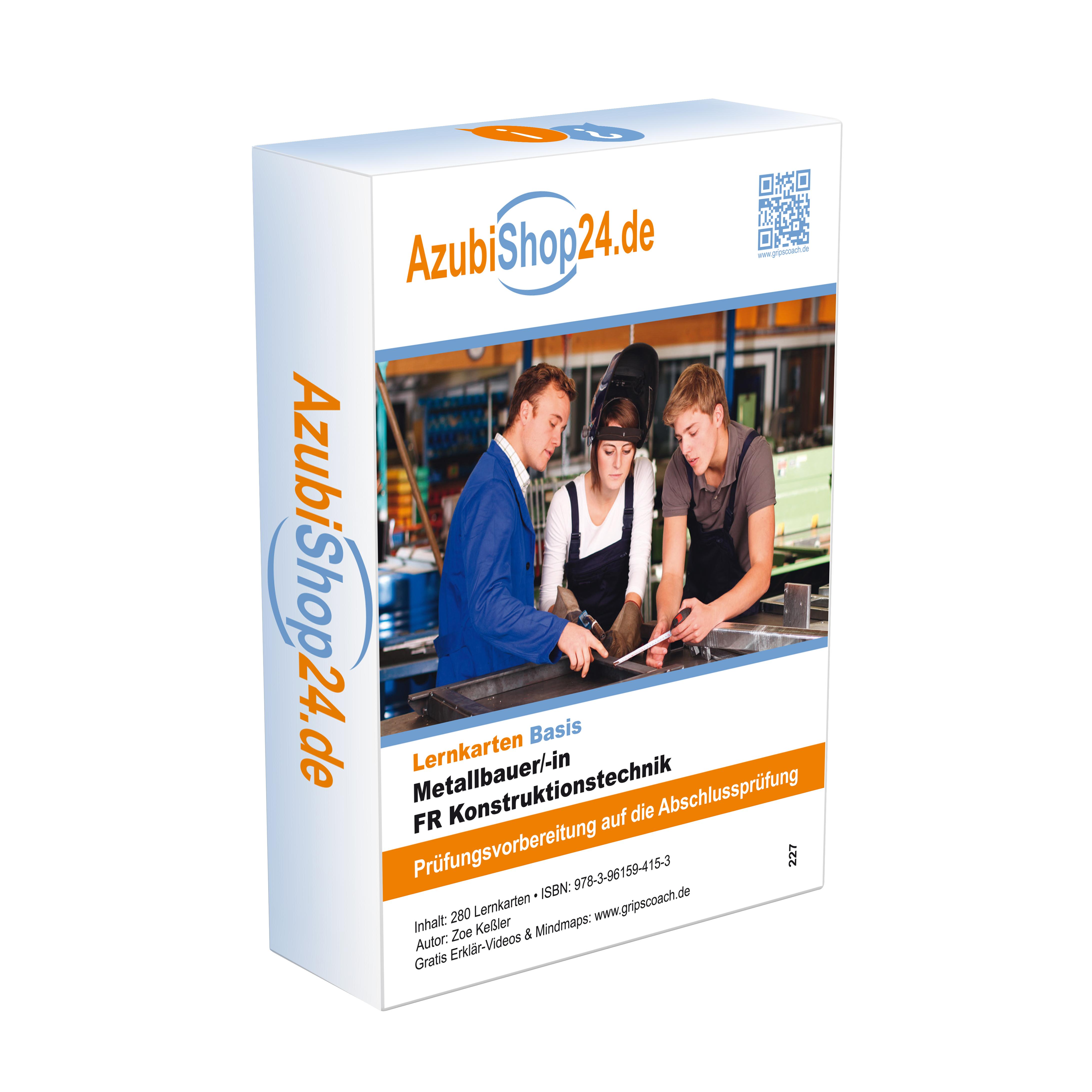Beispielinhalt (Bild) Kombi-Paket Metallbauer /in FR Konstruktionstechnik. Prüfung