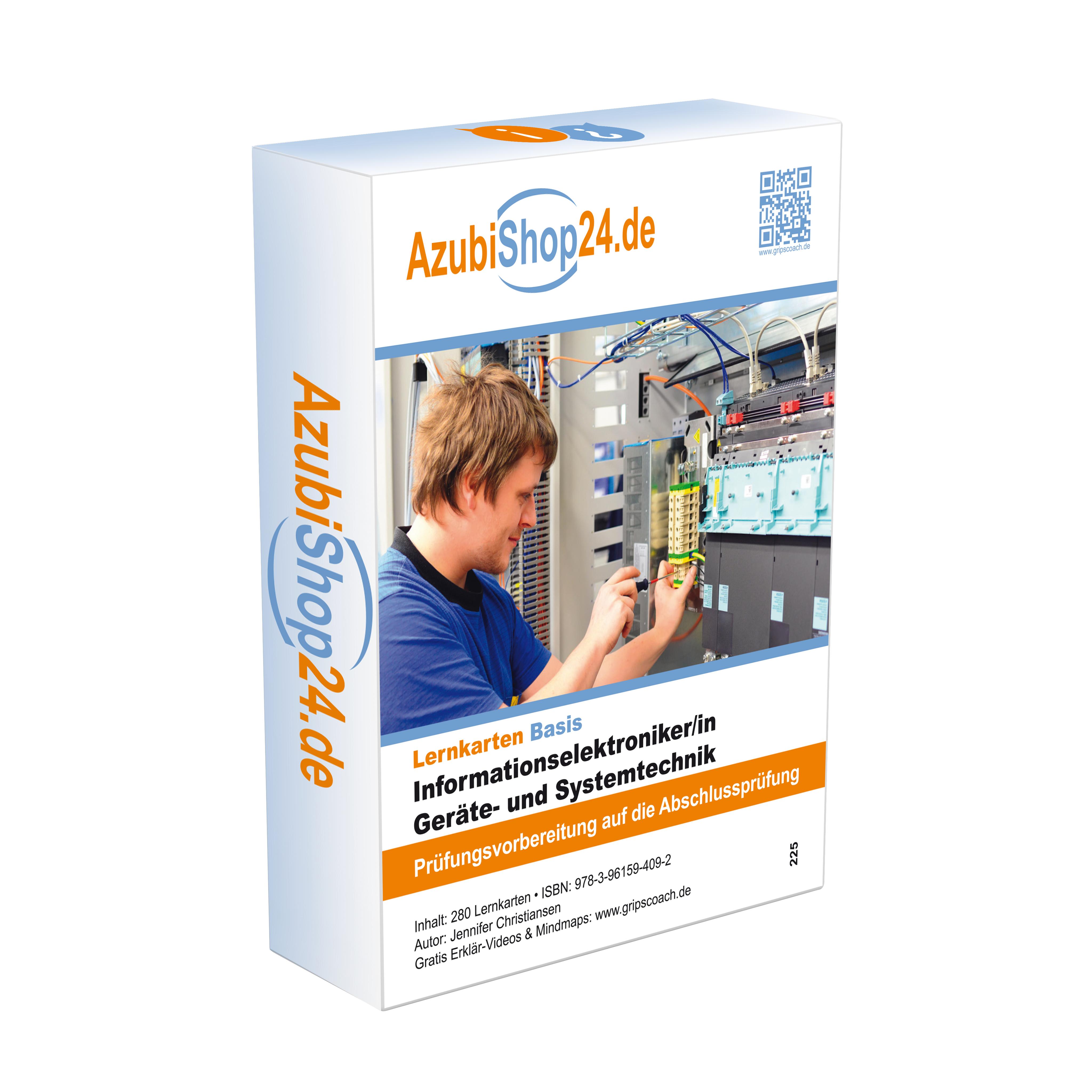 Vorderes Coverbild Lernkarten Informationselektroniker /in Geräte- und Systemtechnik. Lernkarten Prüfungsvorbereitung