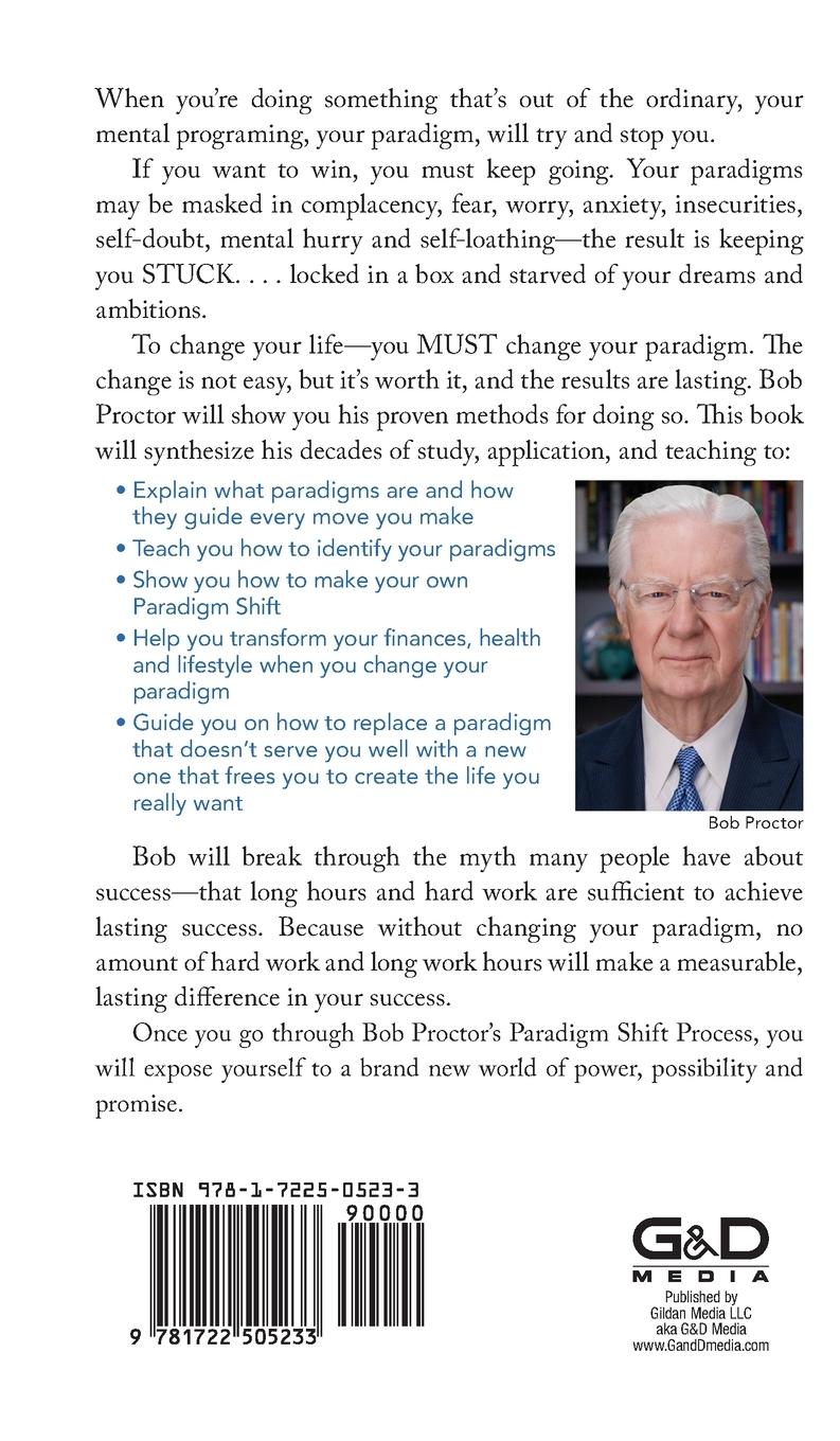 Rückseitencover Change Your Paradigm, Change Your Life