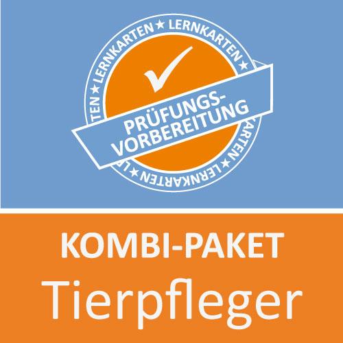 Vorderes Coverbild AzubiShop24.de Kombi-Paket Lernkarten Tierpfleger /in